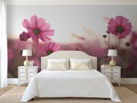 fotobehang slaapkamer roze bloemen - 35856279_ds
